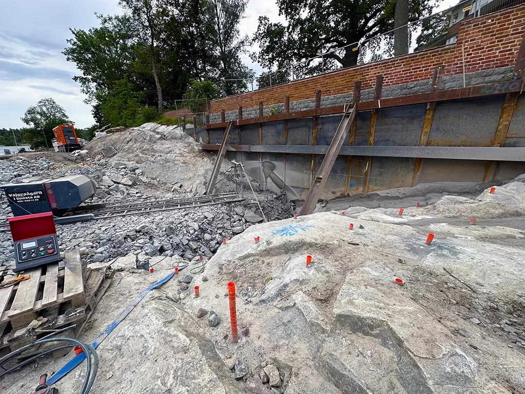Vajersågning och kärnborrning i Djursholm